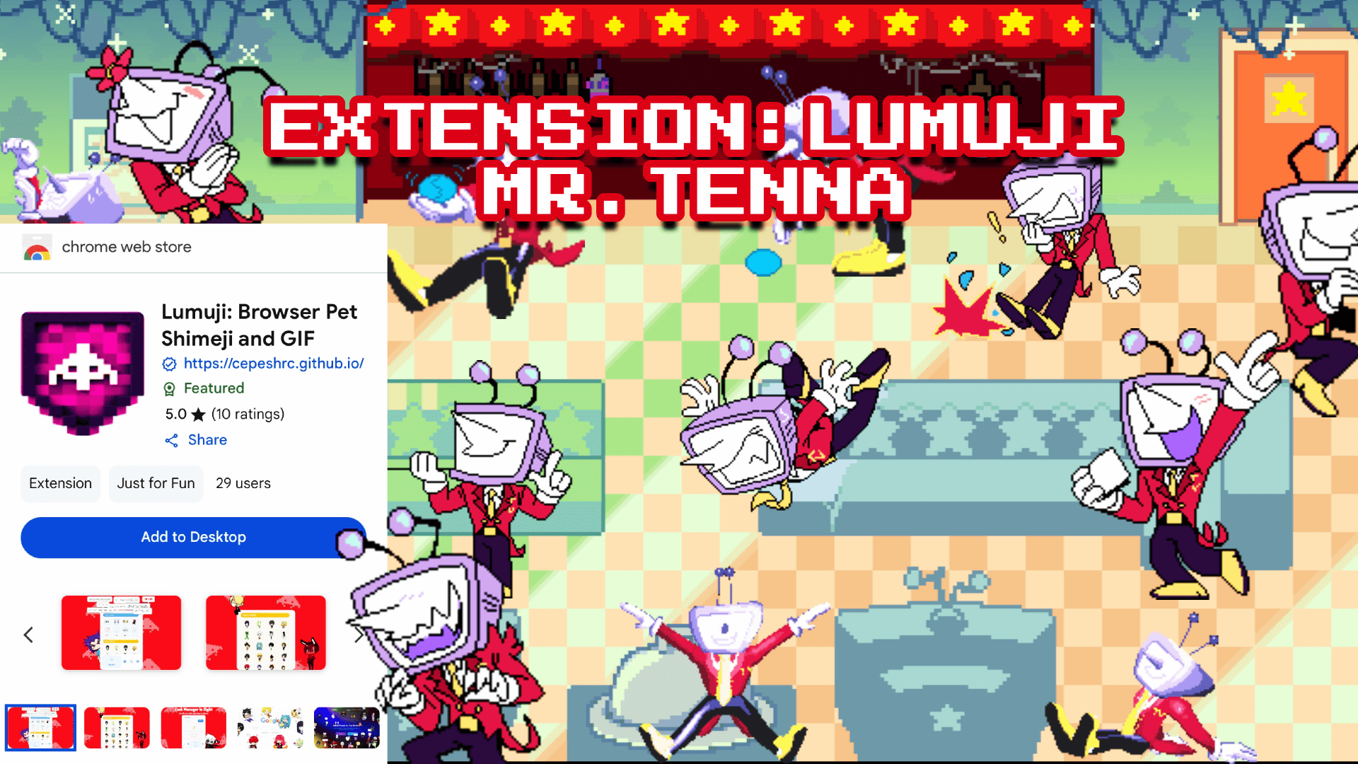 Mr. Tenna Character Preview